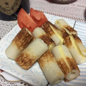 簡単おつまみ★焼きチーズちくわ